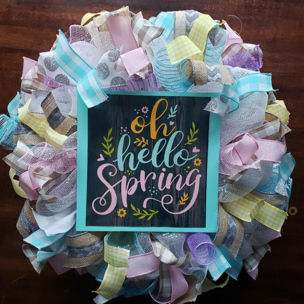 Hello Spring Wreath